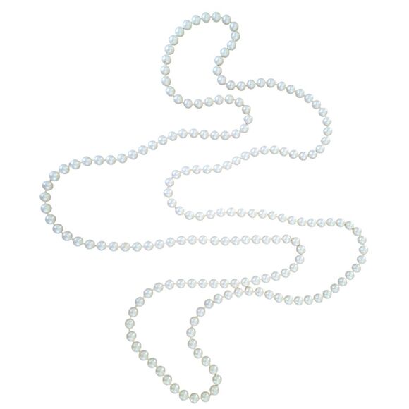 Vintage String of Pearls Gatsby 66" Strand Costume Faux Pearls - Picture 12 of 16